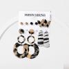 ELROAL Acrylic Earrings Set Ladies Handmade Exaggerated Candy Color Stud Earrings Earring Earring Jewelry 4#26216 view 1