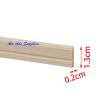 1:12 Scale Dollhouse Miniature Wood Finishing Trim Wood Molding L11.8; W0.5 /Lot 10 Pieces view 2