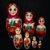 RUSARG 7-Piece Authentic Russian Matryoshka Nesting Dolls - Hand-Painted Traditional Design with Vibrant Colors. view 3