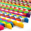 26 Pack 24 Blocks Magic Snake Cube Toy,Fidget Mini Snake Cube Puzzle Toy for Kids,Mini Plastic Puzzle Cube Toy for Kids Party Supplies,Classroom Rewards view 3