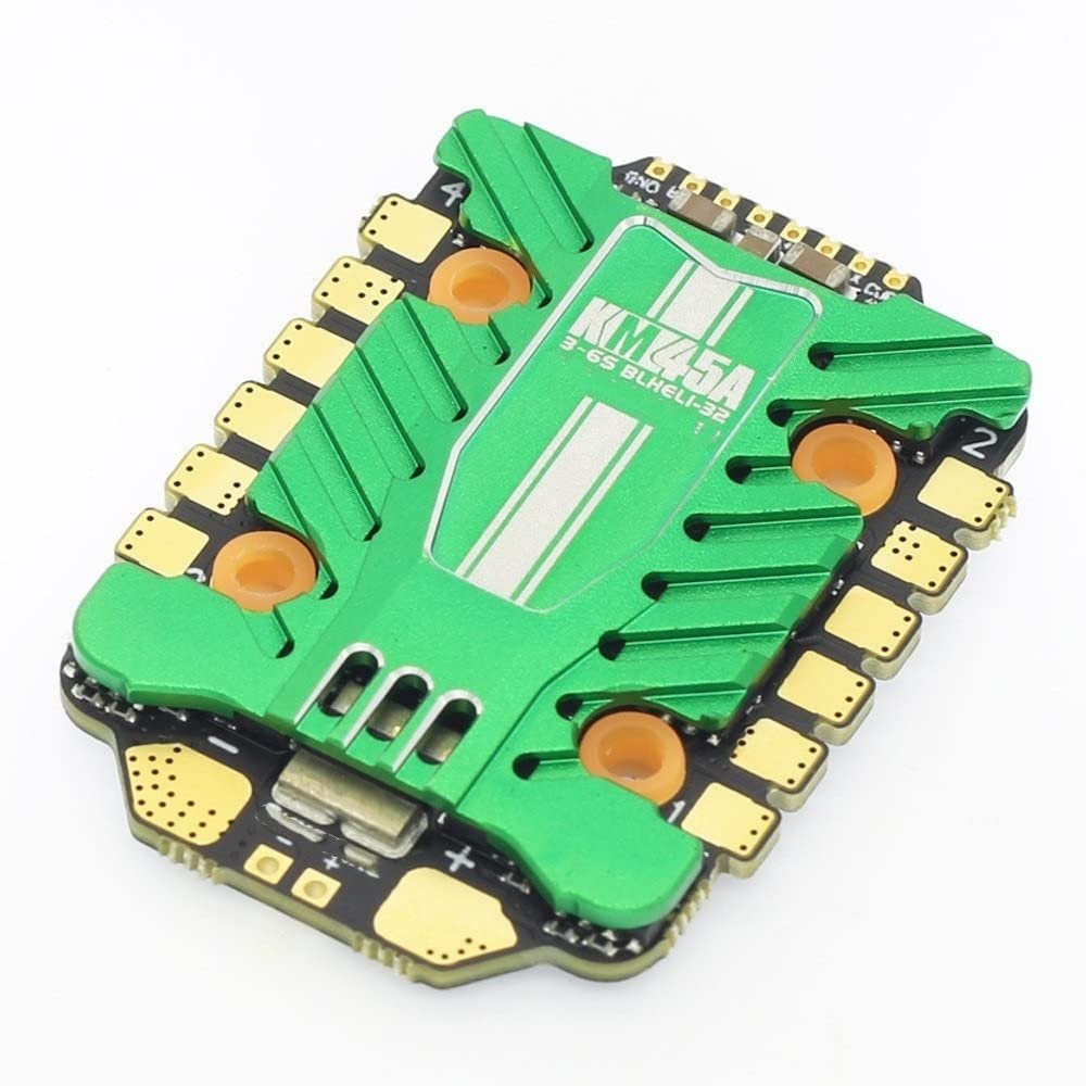 Drone Accessories for KM45A 4IN1 ESC 3-6S 32 BIT BLHELI-32 ESC Electronic Speed Controller 20X20mm for RC Drone FPV Racing MultiRotor Replaceable Accessories