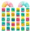 30 Pcs Mini Spring Party Favors Birthday Toys for Goodie Bags - Small Plastic Spring Toys Bulk Party Favors Mini Rainbow Plastic Coil Springs Gifts Bulk - Colorful Magic Springs Small Fidget Toys Bulk view 1