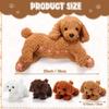 Honoson Nurturing Dog Mommy Plush Set with 4 Baby Puppies Soft Cute Dog Themed Stuffed Plush Toys for Kids Girls Boys Easter Birthday Gifts(Curly) view 2