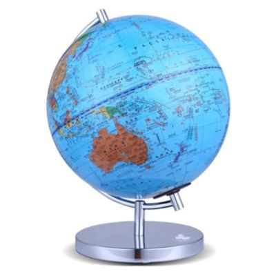 POCHY Beautiful Globe Globe Illuminated Globes Animal Constellation World Globe 9.0 Inch Belt Bracket Learning Education Geographic Globes Fine and Clear