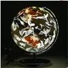 POCHY Beautiful Globe Globe Illuminated Globes Animal Constellation World Globe 9.0 Inch Belt Bracket Learning Education Geographic Globes Fine and Clear view 3
