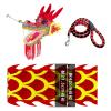 CALMR 3m/5m Blue Scale Silk Dragon Outdoor Flinging Fitness Dragon Dance Wu Long 3D Dragon Ribbon Streamer Chinese Dragon Dance view 3