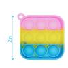 30 Pcs Mini Pop Bubble Fidget Toys for Party Favors, Small Silicone Pop Keychain Bulk for Goodie Bag, Classroom Prizes Stuffers Christmas Valentine Gifts for Kid Students view 2