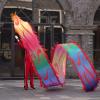 CALMR 3D Dragon Ribbon Streamer Traditional Colourful Chinese Dragon Dance Colorful Dragon Silk 6m/8m Fitness Dragon Dance view 3