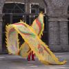 CALMR 3D Dragon Ribbon Streamer Traditional Colourful Chinese Dragon Dance Colorful Dragon Silk 6m/8m Fitness Dragon Dance view 4