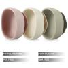 PandaEar 3 Pack Silicone Suction Bowls for Baby Toddler Infant Kids - Baby Food Bowls First Stage Feeding - Suction, Soft, Safe, BPA-Free view 2