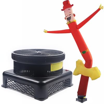 Cbhfmljd 17.7" 750W Inflatable Air Blower, Outdoor Air Blower Inflatable Fly Guy Sky Dancer Wind Tube Man Air Blower Fan for Outdoor Dancer Wind Tube Man Dancing Doll Puppet Blow Up Inflatable