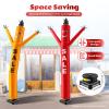 Cbhfmljd 17.7" 750W Inflatable Air Blower, Outdoor Air Blower Inflatable Fly Guy Sky Dancer Wind Tube Man Air Blower Fan for Outdoor Dancer Wind Tube Man Dancing Doll Puppet Blow Up Inflatable view 3