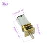 DMiotech DC 3V 30RPM 3mm Dia. Reduction Motor DC Geared Motor with 2 Terminals for RC Car, Robot Model, DIY Engine view 3