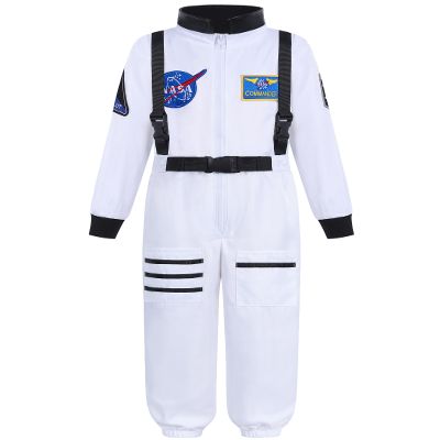 Aoiviss Astronaut Costume for Kids, Space Costume Space Suit for Boys Girls NASA Astronaut Cosplay Role Play Dress Up
