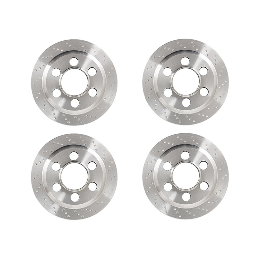 4Pcs Stainless Steel 1.9 Beadlock Wheels Rims Hub for 1/10 RC Crawler Axial SCX10 TRX4 TXR6 MST CFX 86100 YK4102 GEN8 TF2