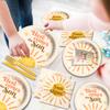 142Pcs Here Comes the Son Baby Decorations-1st Birthday Party Supplies for Boys Boho Sun Tableware Retro Sunshine Here Comes the Son Plates and Napkins Set for 20 Guests view 2