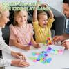 SenseYo 200 Pcs 1.45 Inch Plastic Game Counting Poker Chips with Storage Box for Kids Math Counting Card Game Counters view 4