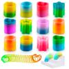 25Pcs Sensory Spring Fidget Toy Set - Rainbow Spring Party Favors with Color & Shape Recognition - Flexible Mini Springs for Teens & Adults in the Shapes of a Circle, Heart, Hexagon, Square & Star view 1