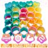 25Pcs Sensory Spring Fidget Toy Set - Rainbow Spring Party Favors with Color & Shape Recognition - Flexible Mini Springs for Teens & Adults in the Shapes of a Circle, Heart, Hexagon, Square & Star view 3