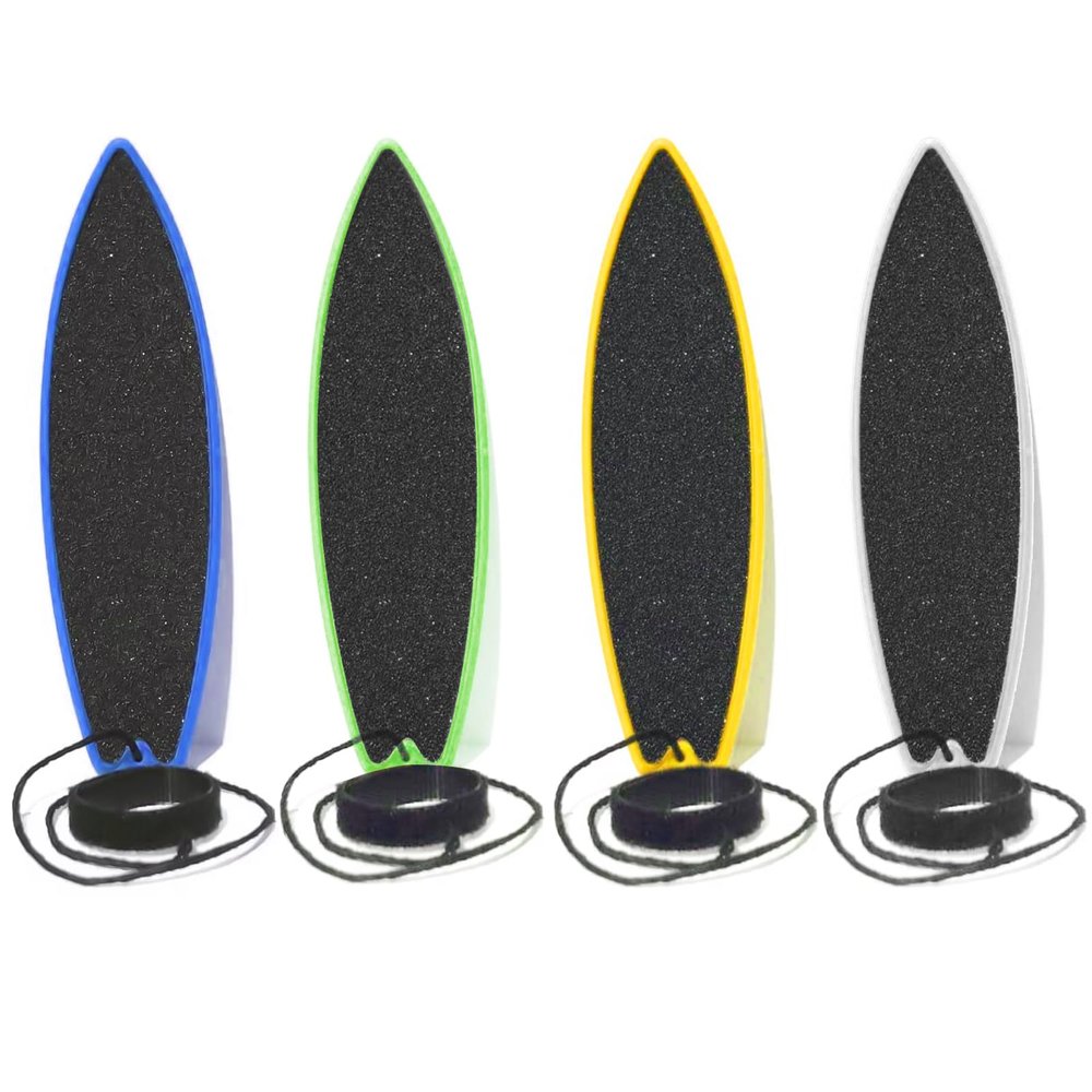 ACEGENIU 4 Pack Finger Surfboard for Car Ride - 1.4" x 4.5" Pro Air Fingerboard, Fun Keepsake Toy Gifts for Teens, Ideal Birthday & Travel Stocking Stuffers