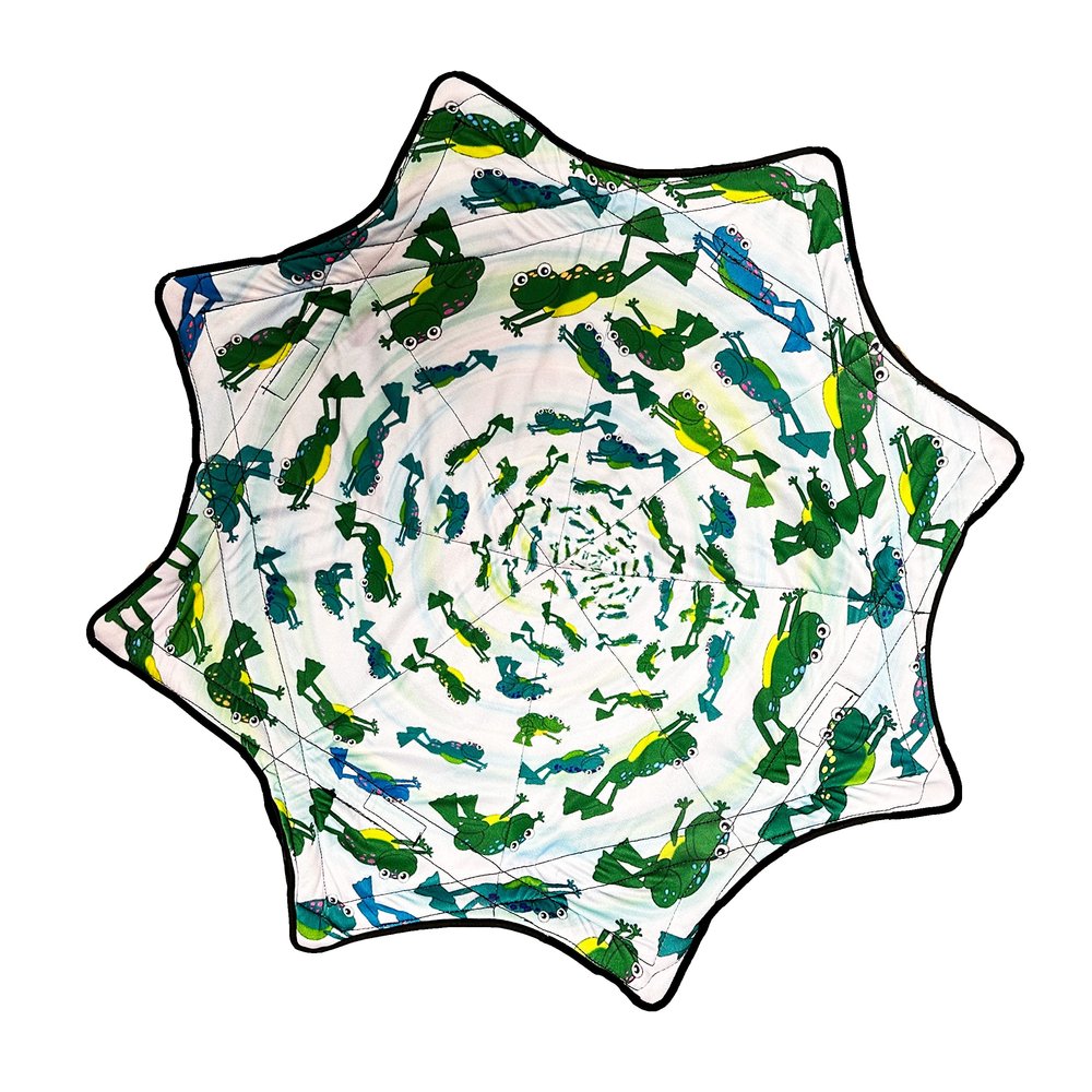 Mougee Mini Star Flow Star - 20" Diameter - Smaller Size for Smaller Hands and Easier Spinning (Frogspin)