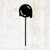 Candy Decals Peel and Stick - Wall Vinyl Decals Stickers - Sweets Lollipop Candy Cane Bar Jellybean Gummy Bear Silhouette - Car Window Truck Laptop - Kitchen Girls Kids Room Decor DWSV14756 view 1