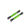 Traxxas 2445G - Front Toe Links, Tubes Green-Anodized, 7075-T6 Aluminum view 1