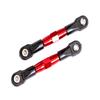 Traxxas 2443R - Rear Camber Links, Tubes red-Anodized, 7075-T6 Aluminum view 1