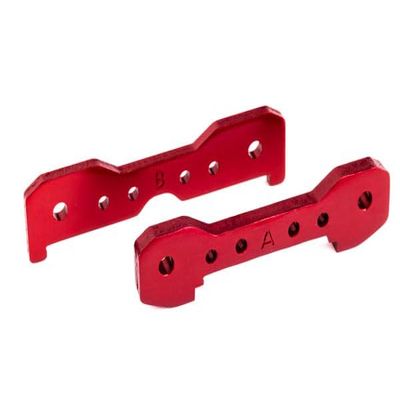Traxxas 9527R - Front Aluminum Tie Bars, Red
