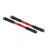 Traxxas 9548R - Rear Aluminum Camber Links, Red view 1