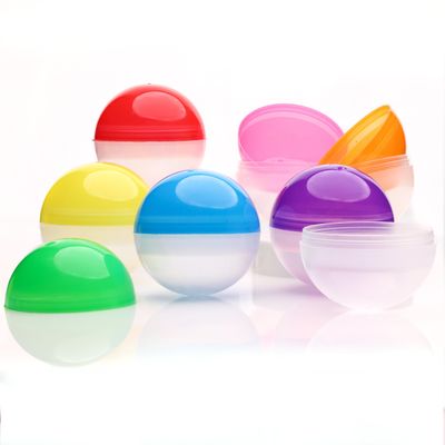 Entervending Vending Machine Capsules - 2 Inch Plastic Capsules - Colored-Frosted Capsule - 100 Pcs Round Capsules - Plastic Party Favor Containers - Prize Machine Capsules