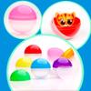 Entervending Vending Machine Capsules - 2 Inch Plastic Capsules - Colored-Frosted Capsule - 100 Pcs Round Capsules - Plastic Party Favor Containers - Prize Machine Capsules view 3