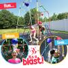 Backyard Waterpark with Splash Wheel, Dump Buckets for Kids Outdoor Water Play view 3