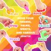 Squishy Stress Balls Fidget Toys: 18 Pack Mini Stress Balls for Kids and Adults, Soft Dough Ball Squishy Fidget Toy, Slow Rising Sensory Ball for Easter Basket Stuffers Egg Fillers, Classroom Prize view 2