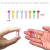 Ayidawedo 320Pcs Pegs Refill for Light BriteLight Bright Glow Pegs 8 Colors with Excellent Clear, LED Light Up Board Toy Replacement Peg for Kids Aged 3 + view 2