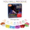 Ayidawedo 320Pcs Pegs Refill for Light BriteLight Bright Glow Pegs 8 Colors with Excellent Clear, LED Light Up Board Toy Replacement Peg for Kids Aged 3 + view 3