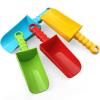 Dilabnba Big 9 inch Beach Sand Shovels Toys for Kids Adults, 9'' Solid Sand Scoop Spade for Toddlers Baby, Heavy Duty Toddler Garden Tools Sandbox Kit for Gardening Shoveling Digging Summer Fun(4PCS) view 1