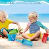 Dilabnba Big 9 inch Beach Sand Shovels Toys for Kids Adults, 9'' Solid Sand Scoop Spade for Toddlers Baby, Heavy Duty Toddler Garden Tools Sandbox Kit for Gardening Shoveling Digging Summer Fun(4PCS) view 4