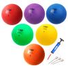 GSE Games & Sports Expert 7" Inflatable Playground Balls Set with Pump, Kickball, Bouncy Dodge Ball, Handball for Kids/Adults, Perfect for Recess Ball Games, Gym, Yoga, Schools Sports Activities view 1
