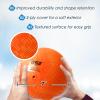 GSE Games & Sports Expert 7" Orange Inflatable Playground Ball, Kickball, Bouncy Dodge Ball, Handball for Kids/Adults, Perfect for Recess Ball Games, Gym, Yoga Exercises, Schools Sports Activities view 2