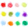 CCINEE 12Pcs Dance Scarves for Kids, Play Music and Movement Square Silk Tricks Scarves for Children at Juggling, Rhythm Band Activities(12 Colors) view 1