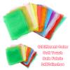 CCINEE 12Pcs Dance Scarves for Kids, Play Music and Movement Square Silk Tricks Scarves for Children at Juggling, Rhythm Band Activities(12 Colors) view 3