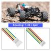 The Lord of the Tools 20 Pairs JST Connector Cable 4 Pin Micro JST 1.25mm Pitch Male Female Plug Adapter Lead Extension Cable with 10cm Wire for Mini RC Helicopter LED Strips view 4