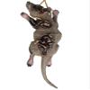 Halloween Hanging Bats Decoration Terrible Prank Props Ornament Realistic Scary Fake Dead Mouse Rat Spider Cats Dogs Toys Halloween Zombie Vampire Party Decor Supplies for Haunted House Theme Party view 1