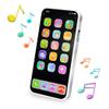 Ella Dream Baby Phone Toy for 1 Year Old Toddlers, Musical Cell Phone Toy with Light and Sound, Pretend Play Toy for Boys and Girls, Gifts for Birthday, Holiday (White) view 1