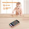 Ella Dream Baby Phone Toy for 1 Year Old Toddlers, Musical Cell Phone Toy with Light and Sound, Pretend Play Toy for Boys and Girls, Gifts for Birthday, Holiday (White) view 4