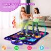 Dance Mat Toys for 3-12 Year Old Girls Boys, Dance Pad with Light Up 8-Buttons & Bluetooth, Music Dance Game with 7 Game Modes, Christmas Birthday Gifts for 3 4 5 6 7 8 9 10+ Year Old Girls Boys view 4