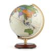 POCHY Beautiful Globe Illuminated Globe Antique Globes with Wood Stand 10 Inch World Globe Desktop Geographic Globes for Office Globe Decoration Fine and Clear view 1