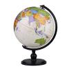 POCHY Beautiful Globe Globe with Black Stand Globes 9.8 Inch World Globe Desktop Geographic Globes for Adults Retro Practical Globe Fine and Clear view 1