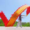 CALMR Dragon Dance Ribbon with Travel Bag Dragon Dance with 3D Real Like Plastic Dragon Head Outdoor Sports Silk Dragon Dance view 1